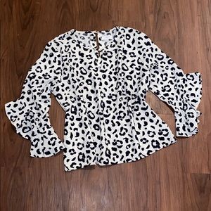 Mud Pie Leopard Blouse